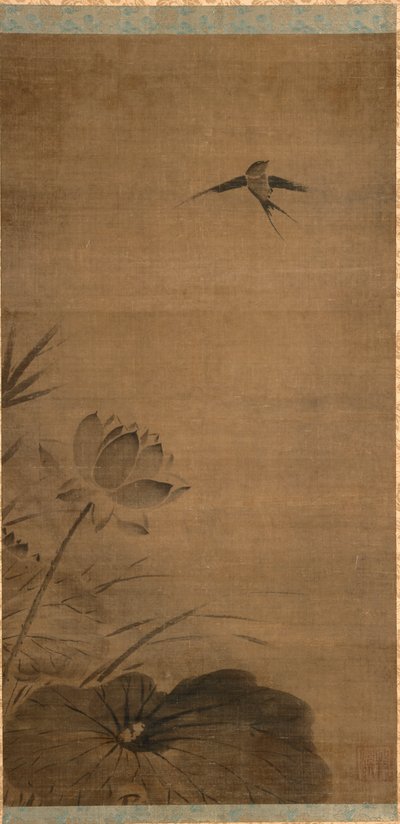 Svale og Lotus, midten av 1200-tallet. av Fachang Muqi