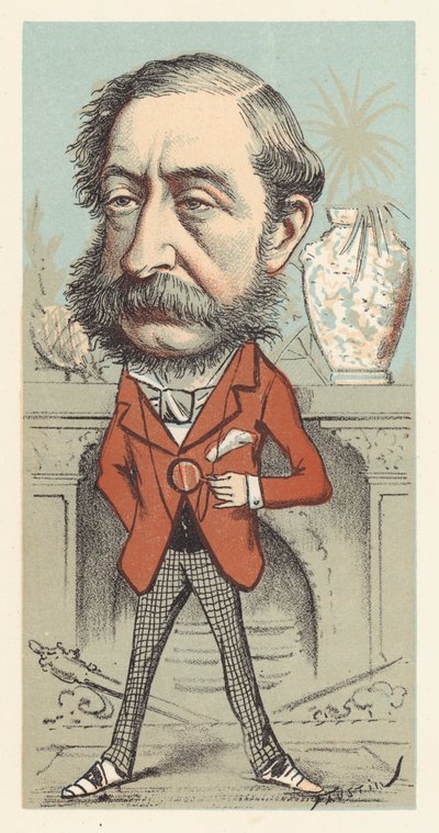Henry Herbert, 4. jarl av Carnarvon, utenriksminister for koloniene av Faustin (b.1847)