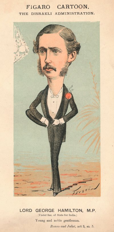 Lord George Hamilton, MP, c1870 av Faustin