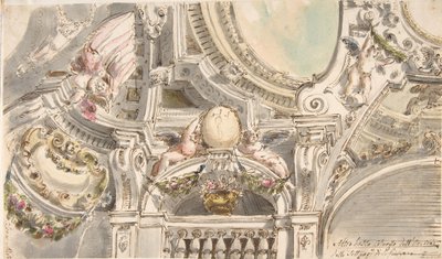 Design for et tak, . av Faustino Trebbi.