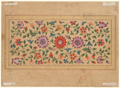Scrolling Floral Vines (verso) av Fayzullah