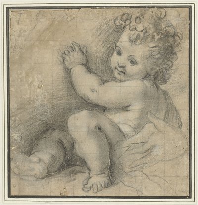 Kristusbarn med Marias hånd av Federico Barocci