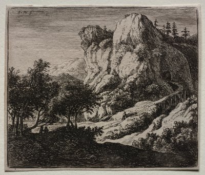 Fire landskap: Den svingete trebroen av Federico Barocci