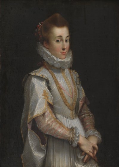 Portrett av en ung dame av Federico Barocci
