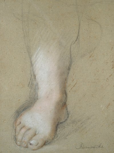Studie av en fot, slutten av 1500-tallet av Federico Barocci