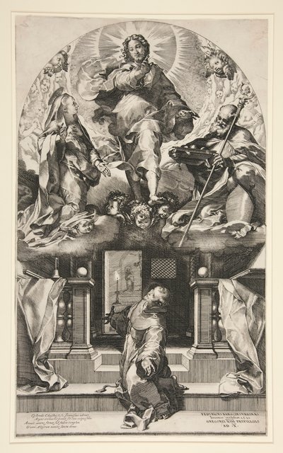 The Vision of St. Francis (The Forgiveness of St. Francis) av Federico Barocci