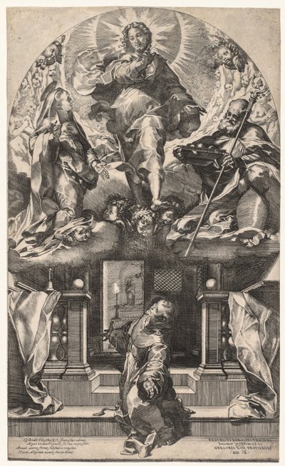 The Vision of St. Francis, 1581. av Federico Barocci