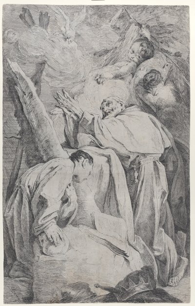 Ekstase til den salige Piero Gambacorti fra Pisa, ca. 1725-28. av Federico Bencovich