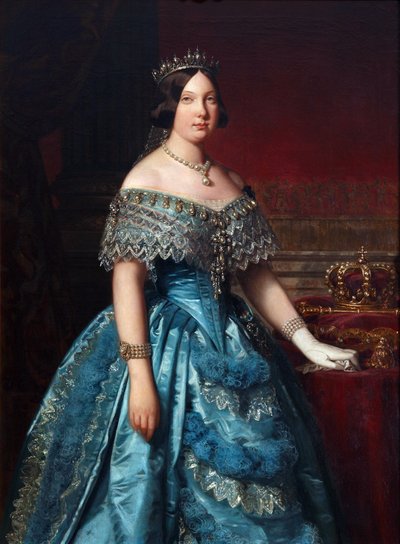 Isabel II av Spania av Federico de Madrazo y Kuntz