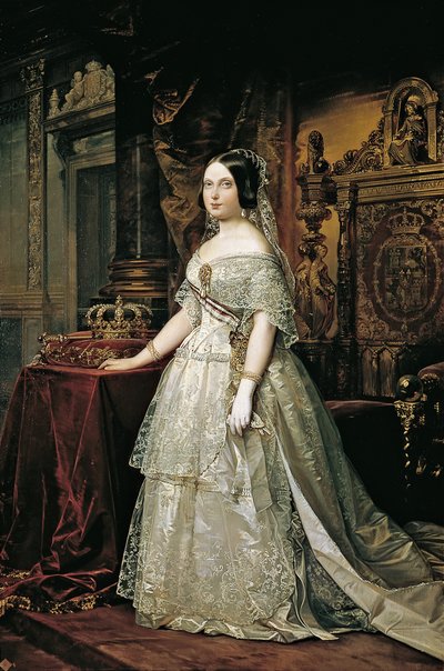 Isabel II av Spania av Federico de Madrazo y Kuntz
