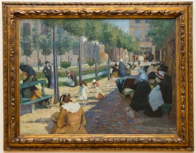 Antwerpen-plassen i Paris av Federigo Zandomeneghi