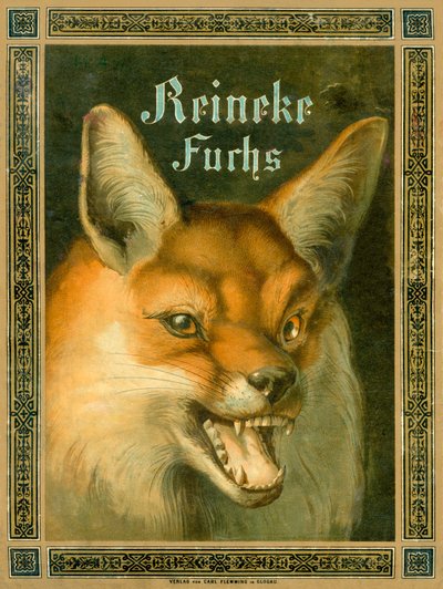 Forside av Reynard the Fox, eller "Reineke Fuchs" av Fedor Alexis Flinzer
