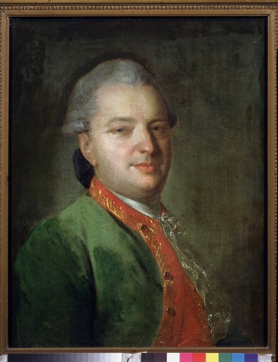 Portrett av poeten Vasily Maikov (1728-1778). Maleri av Fjodor (Fedor eller Fiodor) Stepanovich Rokotov (1735-1808), olje på lerret, sent 1760. Russisk kunst fra 1700-tallet. Statens Tretyakov-galleri, Moskva. av Fedor Stepanovich Rokotov