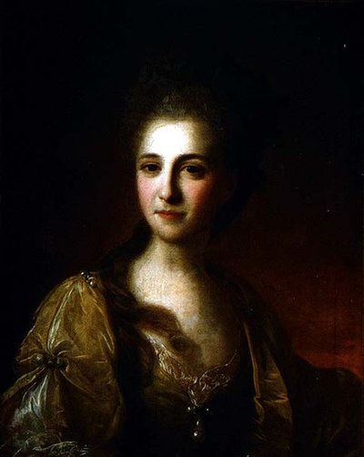 Portrett av en ukjent kvinne, ca. 1770 (olje på lerret) av Fedor Stepanovich Rokotov