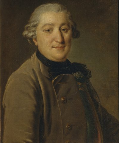 Portrett av grev Ivan Grigoryevich Orlov 1738-1791, mellom 1762 og 1765 av Fedor Stepanovich Rokotov
