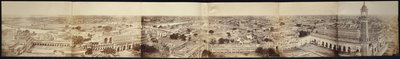 (Panorama of Lucknow, hentet fra Kaiserbagh-palasset) av Felice Beato