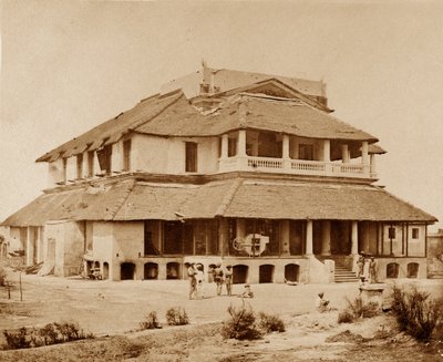 Banks House, Lucknow av Felice Beato