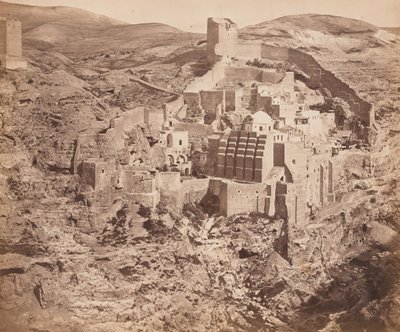 Mar Saba-klosteret av Felice Beato