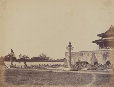 Inngang til vinterpalasset, Pekin, 29. oktober 1860, 1860. av Felice Beato