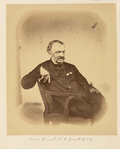 Generalmajor Sir R. Garrett, K.C.B. av Felice Beato