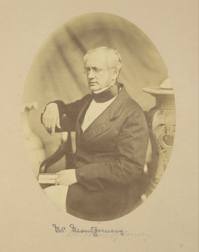 Portrett av Sir Robert Montgomery, Esq., B.C.S, sjefkommissær i Oude av Felice Beato