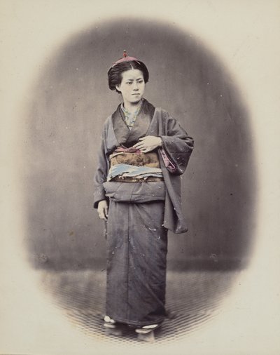 Portrett av en kvinne, 1868. av Felice Beato