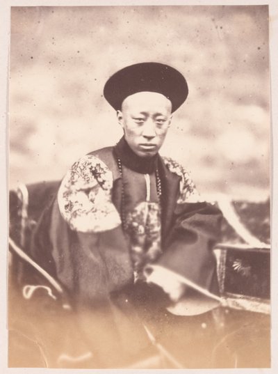 Prince Gong Q i Net of China, 1860 av Felice Beato
