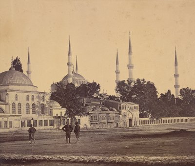 Sultan Ahmed -moskeen av Felice Beato