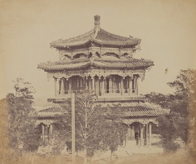 Det store keiserpalasset Yuen Min Yuen, Pekin, før brenningen, 18. oktober 1860 av Felice Beato