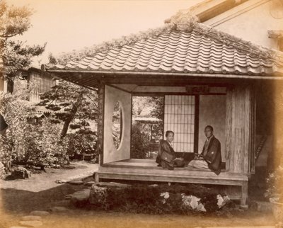 Tycoons stoppested på Tocaido Hasa, 1868 av Felice Beato