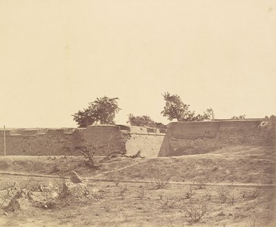 Vannbastion og brudd av Felice Beato