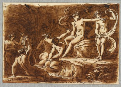 Diana og Callisto av Felice Giani