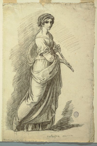 Euterpe, Muse of Lyric Poetry av Felice Giani
