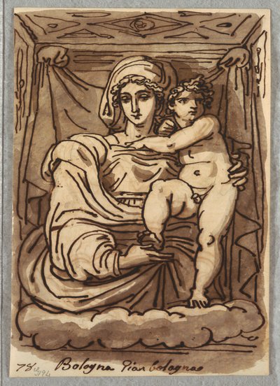 Madonna og barn av Felice Giani