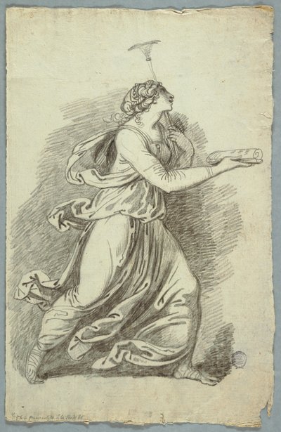 Polyhymnia, Muse of Eloquence av Felice Giani