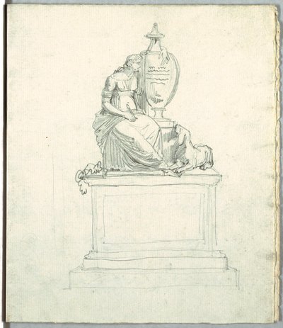 Studer etter et begravelsesmonument og Studer etter Frise av Felice Giani