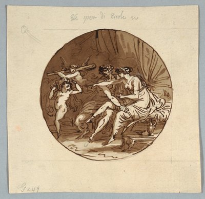Bryllupet til Hebe og Hercules av Felice Giani
