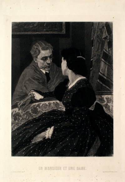 En herre og en dame av Félicien Rops
