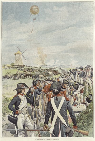 Slaget ved Fleurus av Felicien baron de Myrbach Rheinfeld