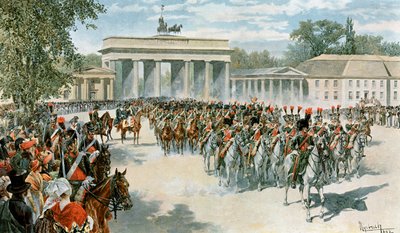 Den franske hærens inntreden i Berlin av Felicien baron de Myrbach Rheinfeld