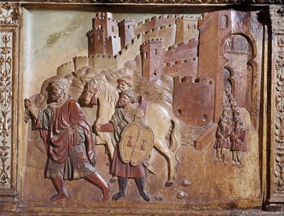 Leveringen av Granada Retable av Felipe Bigarny or Vigarny