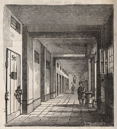 Paris - Prison de la Petite Roquette (prison for women and adolescents) - av Felix (after) Thorigny
