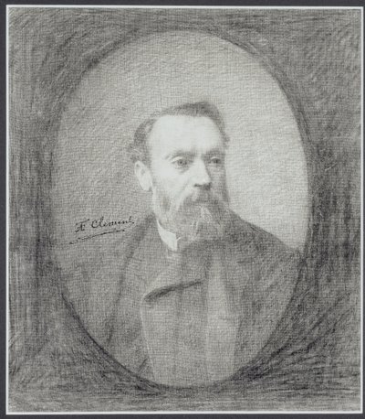 Selvportrett av Felix Auguste Clement