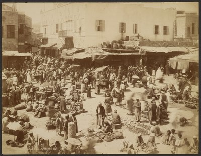 Basar i Jaffa av Félix Bonfils