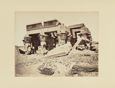Koum-Ombos (Egypt) av Félix Bonfils