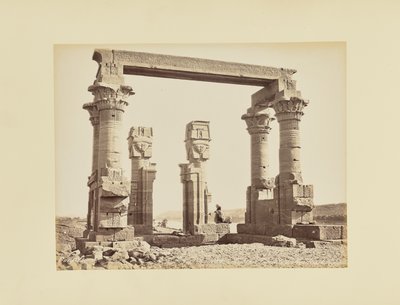 Nubia. Tempelet i Kerdasêh, Egypt av Félix Bonfils