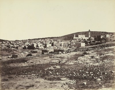 Panoramautsikt over Hebron av Félix Bonfils