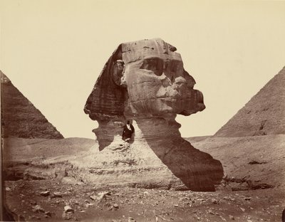 Sfinks og pyramider av Félix Bonfils