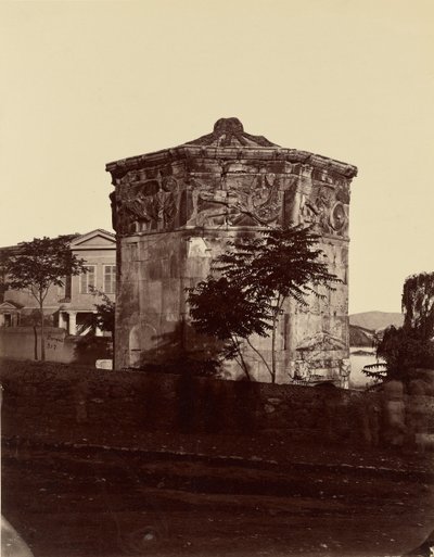 Vindtårnet, Athen av Félix Bonfils