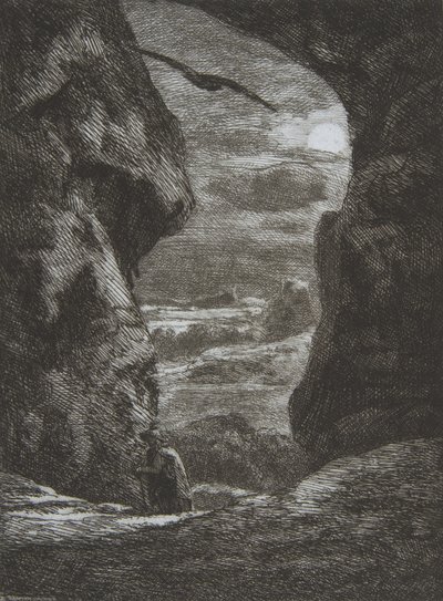 Farvel til Karpatz, 1857. av Felix Bracquemond
